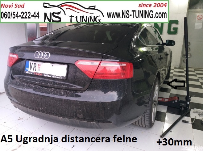 audi a5 sportback distanceri felne aluminijumski 5x112 66.5 20mm 2012 2011 2010 godiste novi sad ns tuning
